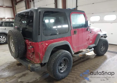 2000 Jeep Wrangler Sport z USA, uszkodzony, nr VIN 1J4FA49S2YP768773